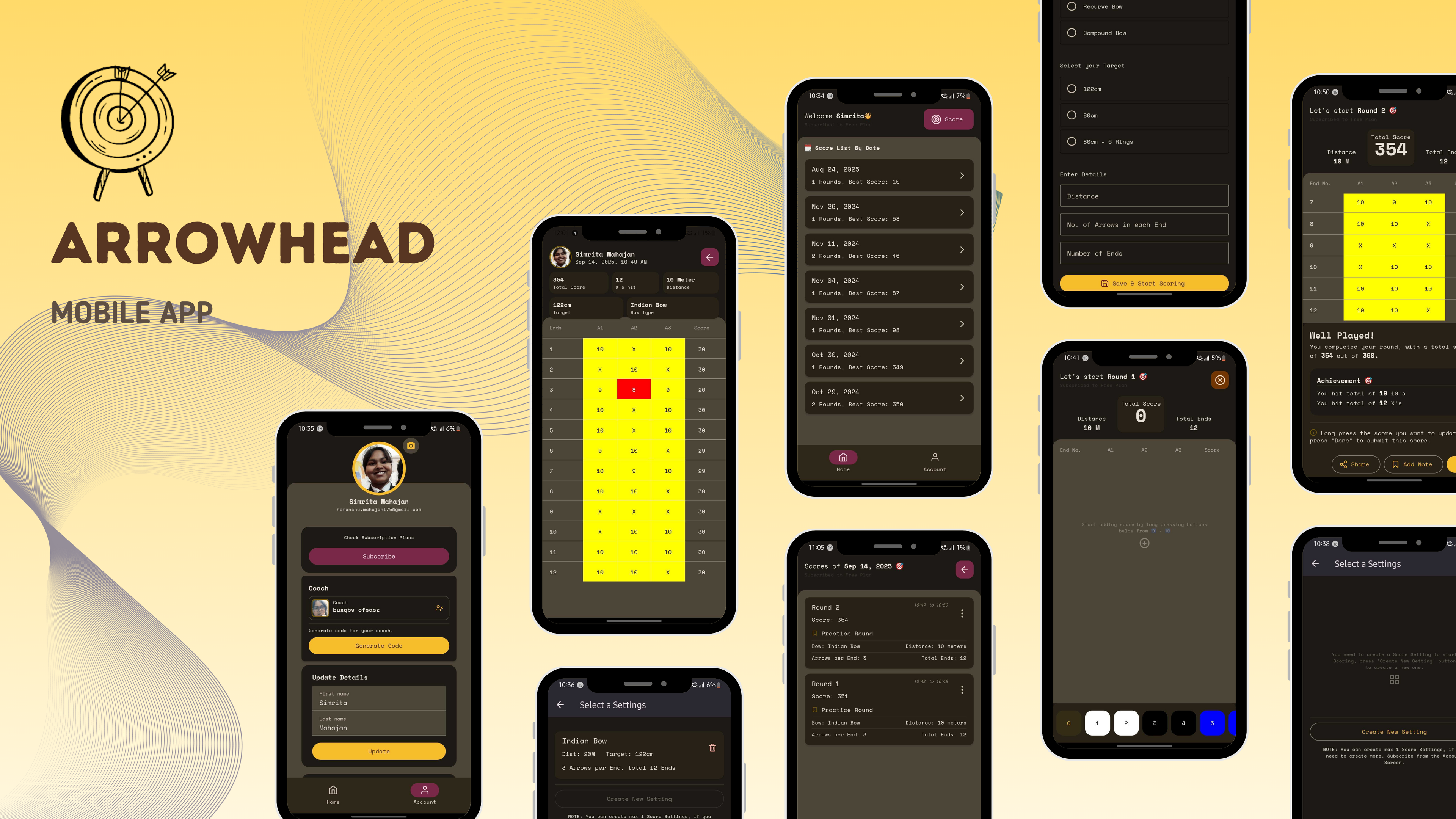 Arrowhead project mockup showcase